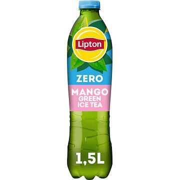 Foto van Lipton ice tea green mango zero sugar 1,5l bij jumbo