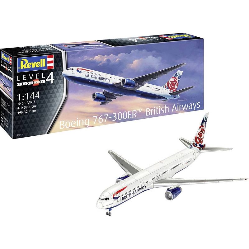 Foto van Revell 03862 rv 1:144 boeing 767-300er british airways chelsea rose vliegtuig (bouwpakket) 1:144