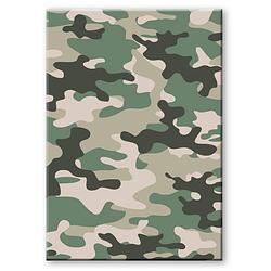 Foto van Camouflage/legerprint luxe schrift/notitieboek groen gelinieerd a5 formaat - notitieboek