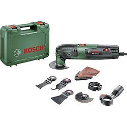 Foto van Bosch home and garden pmf 220 ce set 0603102001 multifunctioneel gereedschap incl. accessoires, incl. koffer 16-delig 220 w