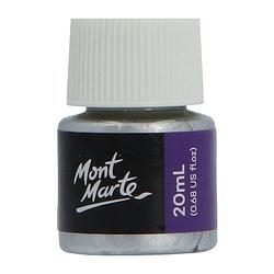 Foto van Mont marte® premium zilver folie verf 20ml - detailverf