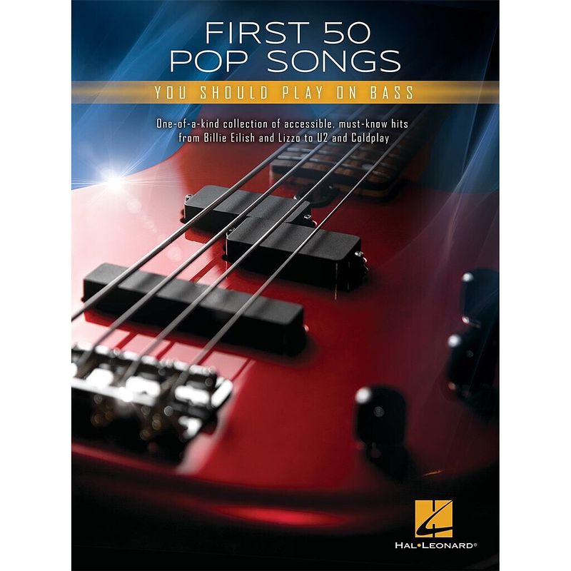 Foto van Hal leonard first 50 pop songs you should play on bass