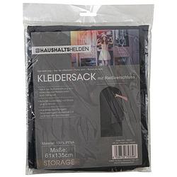 Foto van Kledinghoes beschermhoes met rits - zwart - polyester - 61 x 135 cm - kledinghoezen