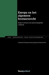 Foto van Europa en het algemeen bestuursrecht - commissie europeanisering algemeen bestuursrecht - paperback (9789462908826)