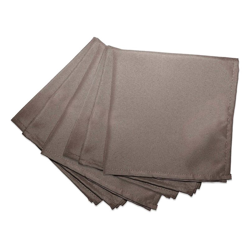 Foto van Wicotex-servetten polyester 40x40cm taupe 6 stuks