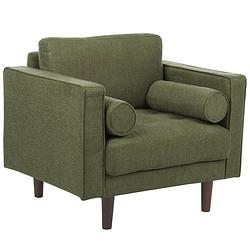 Foto van Beliani nurmo - fauteuil-groen-polyester