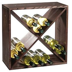 Foto van Fsc® houten wijnflessen legbordsysteem voor 20 wijn flessen wijnrek