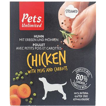 Foto van Pets unlimited natvoeding hond kip (395 gram) bij jumbo