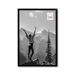 Foto van Haes deco - kunststof fotolijst 20x30 zwart easy frame - ef4b