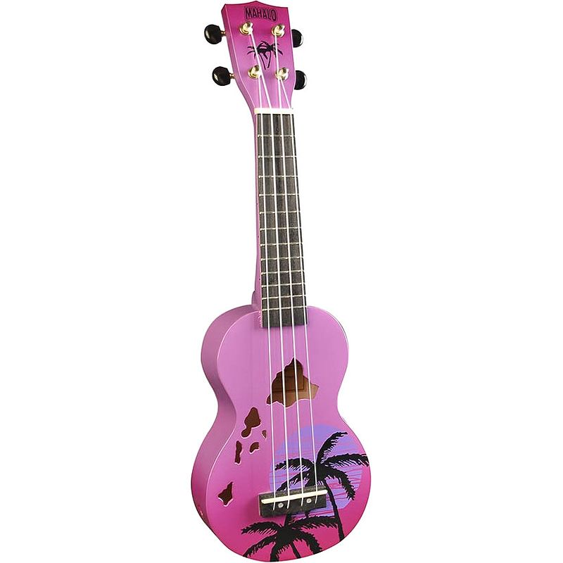 Foto van Mahalo md1ha/ppb designer series hawaii purple burst ukelele