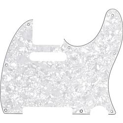 Foto van Fender 8-hole mount multi-ply telecaster pickguard white pearl slagplaat voor fender telecaster