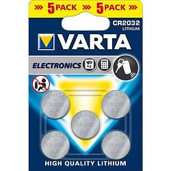 Foto van Varta lithium batterij cr2032 - 5 stuks