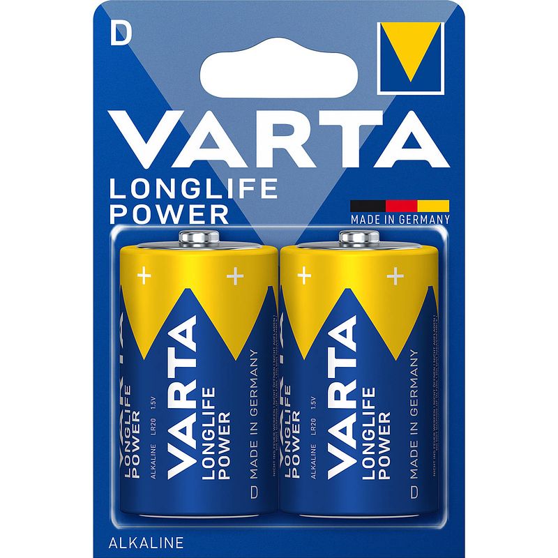 Foto van Varta high energie d batterijen - 2 stuks