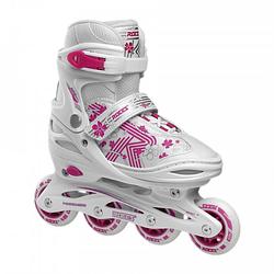 Foto van Roces inline skates jokey 3.0 softboot 82a wit/roze mt 38-41