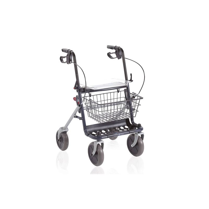 Foto van Moretti stalen opvouwbare rollator - 4 wielen