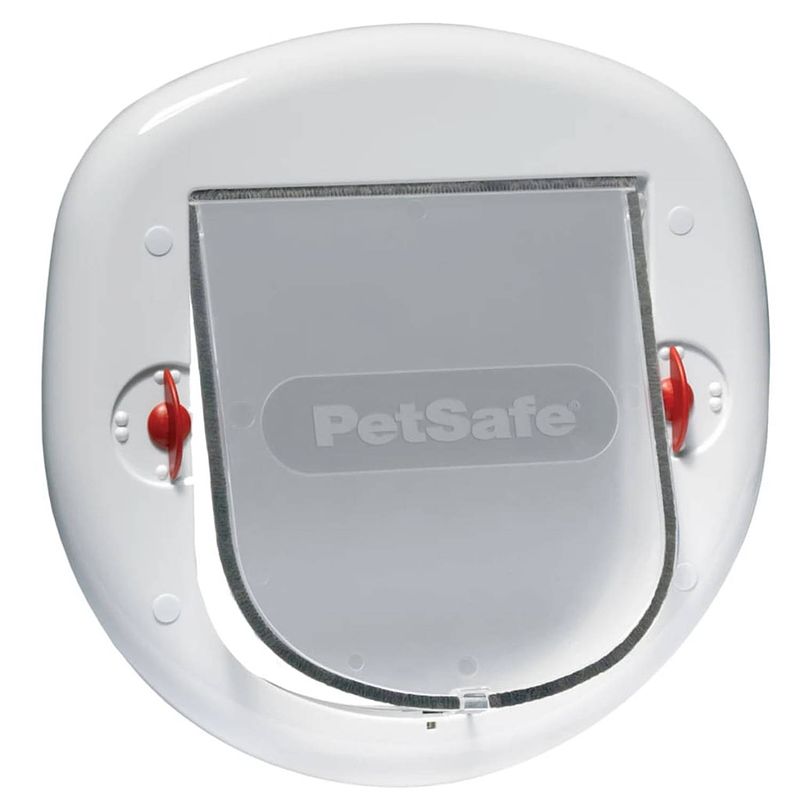 Foto van Petsafe kattenluikje grote kat/kleine hond wit 4 standen 280