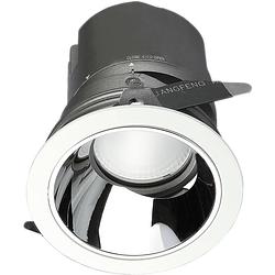 Foto van V-tac plafondspot vt-2907 led 6w 3000k 400 lm rond grijs/wit