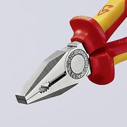 Foto van Knipex 03 06 200 vde combinatietang 200 mm din iso 5746, din en 60900