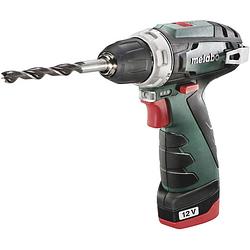 Foto van Metabo powermaxx bs basic 600984000 accu-schroefboormachine 12 v 2.0 ah li-ion incl. 2 accus, incl. lader