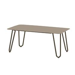 Foto van 4 seasons outdoor cool lounge tuintafel 110x59x45 cm - taupe