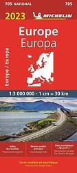 Foto van Michelin 705 europa 2023 - paperback (9782067258150)