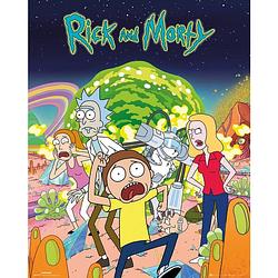 Foto van Gbeye rick and morty group poster 40x50cm