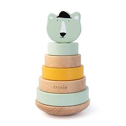 Foto van Trixie houten stapeltoren - mr. polar bear