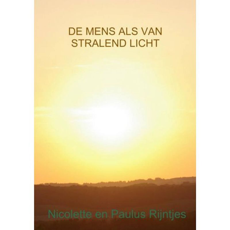 Foto van De mens als van stralend licht