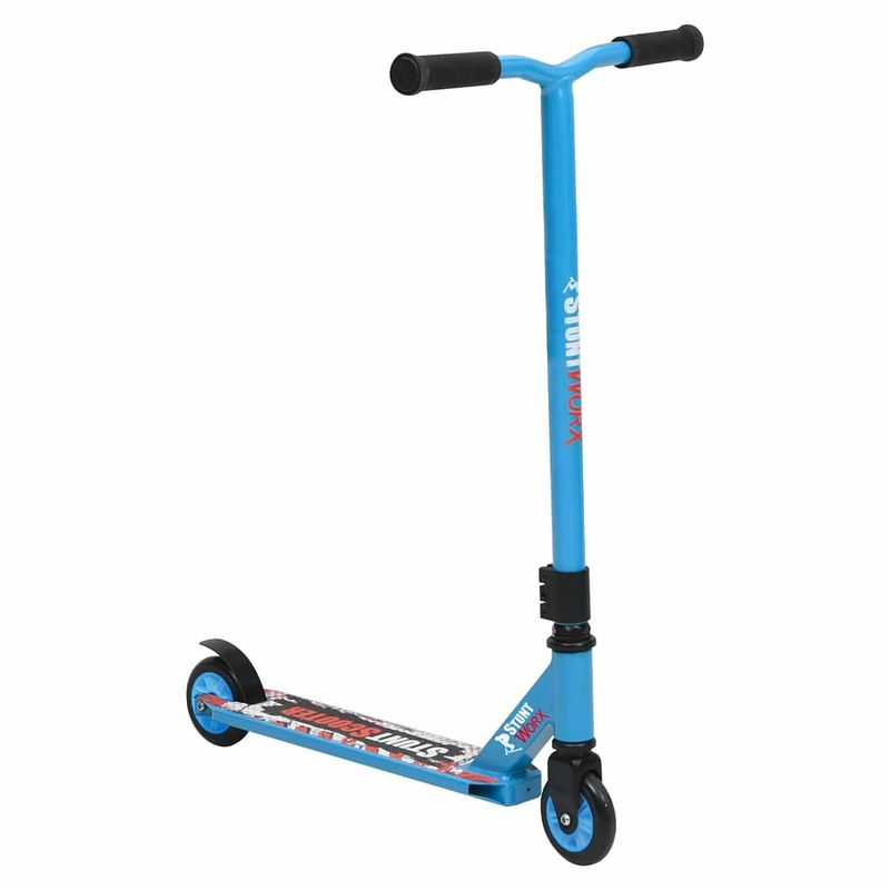 Foto van Vidaxl stuntstep met aluminium stuur blauw