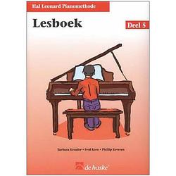 Foto van Hal leonard pianomethode lesboek deel 5 educatief boek