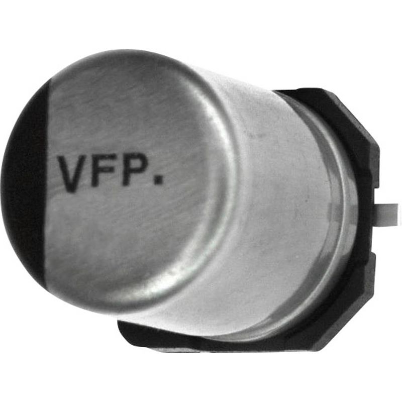 Foto van Panasonic eee-fp0j471ap elektrolytische condensator smd 470 µf 6.3 v 20 % (ø) 8 mm 1 stuk(s)