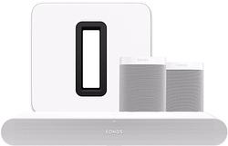 Foto van Sonos ray wit + one (2x) + sub g3