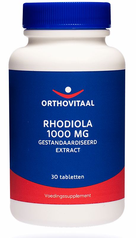Foto van Orthovitaal rhodiola 1000mg tabletten