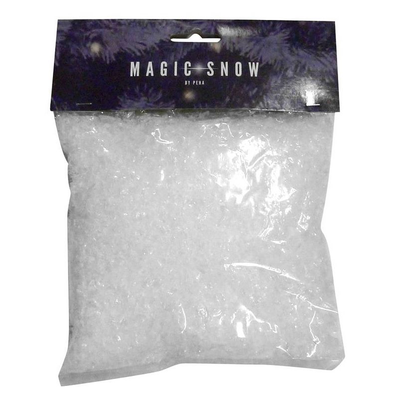 Foto van Peha sneeuwvlokken iriserend 50 gram wit