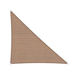 Foto van Compleet pakket: sunfighters driehoek 3x3x4.2m zand met rvs bevestigingsset en buitendoekreiniger