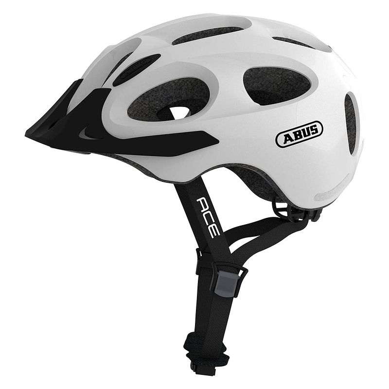 Foto van Abus helm youn-i ace pearl white m 52-57cm