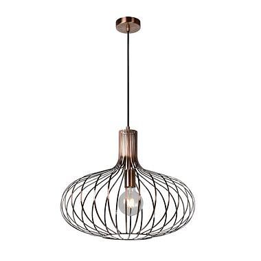 Foto van Lucide hanglamp manuela - koperkleur - 50 cm - leen bakker