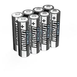 Foto van Ansmann fr06 aa batterij (penlite) lithium 2850 mah 1.5 v 8 stuk(s)