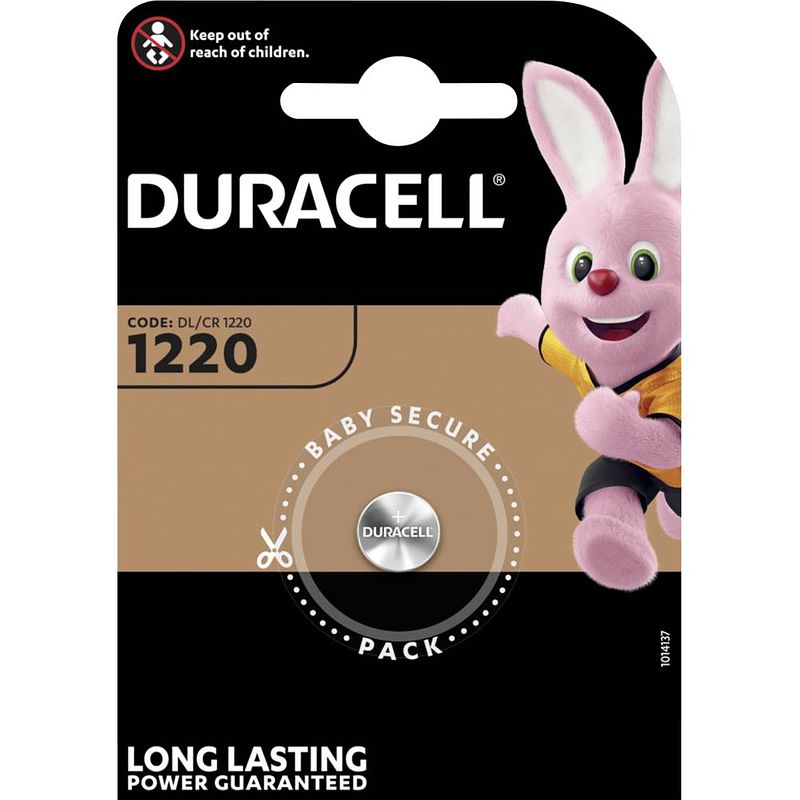 Foto van Duracell batterij dl1220/ cr1220 3v lithium per stuk