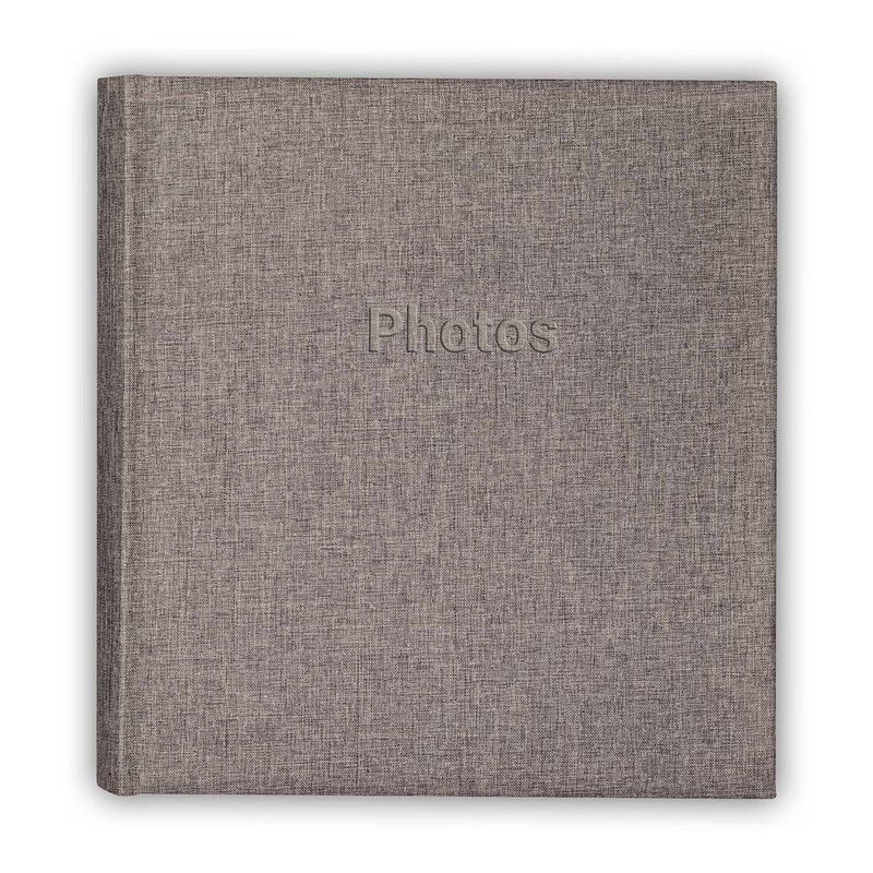 Foto van Fotoboek/fotoalbum met 30 paginas bruin 29 x 31 x 4 cm - fotoalbums