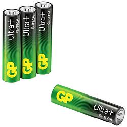 Foto van Gp batteries gppca24up178 aaa batterij (potlood) alkaline 1.5 v 4 stuk(s)