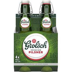 Foto van Grolsch pils beugels fles 4 x 450ml bij jumbo