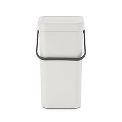 Foto van Brabantia sort & go afvalemmer 12 liter - light grey