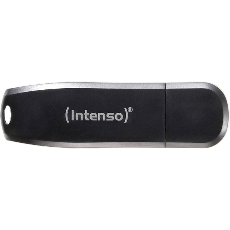 Foto van Intenso speed line usb-stick 256 gb usb 3.2 gen 1 (usb 3.0) zwart 3533492