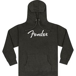 Foto van Fender spaghetti logo hoodie gray heather xxl