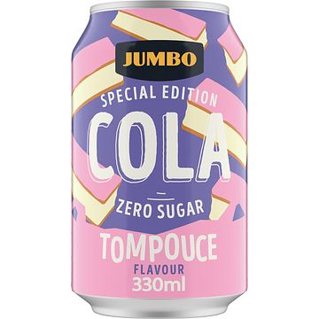 Foto van Jumbo cola zero sugar tompouce flavour special edition 330 ml