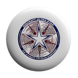 Foto van Discraft frisbee ultrastar wit 175gr