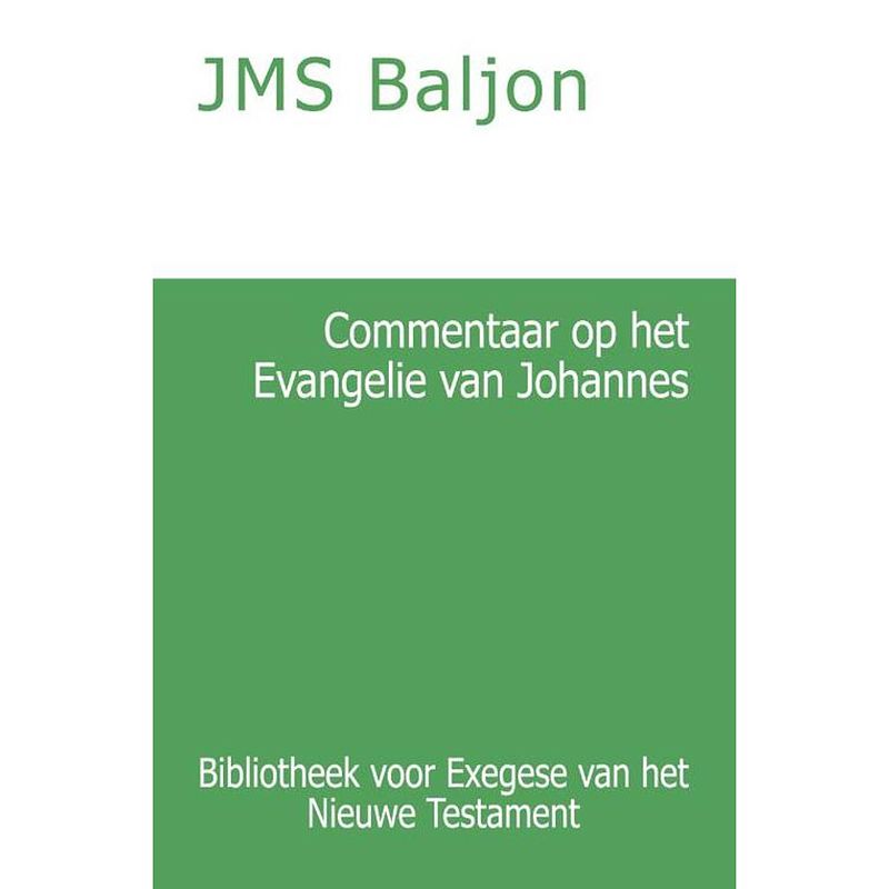 Foto van Commentaar op het evangelie van johannes