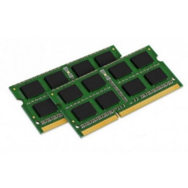 Foto van Kingston valueram werkgeheugenset voor pc ddr3l 8 gb 2 x 4 gb non-ecc 1600 mhz 240-pins dimm cl11 kvr16ls11k2/8