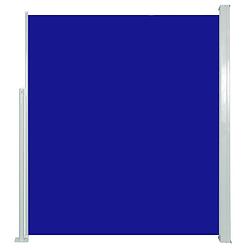 Foto van Vidaxl tuinscherm uittrekbaar 160x500 cm blauw